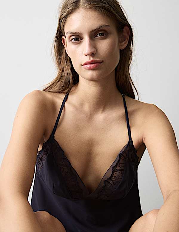 Monaco Trägerhemdset mit Stickerei - AT