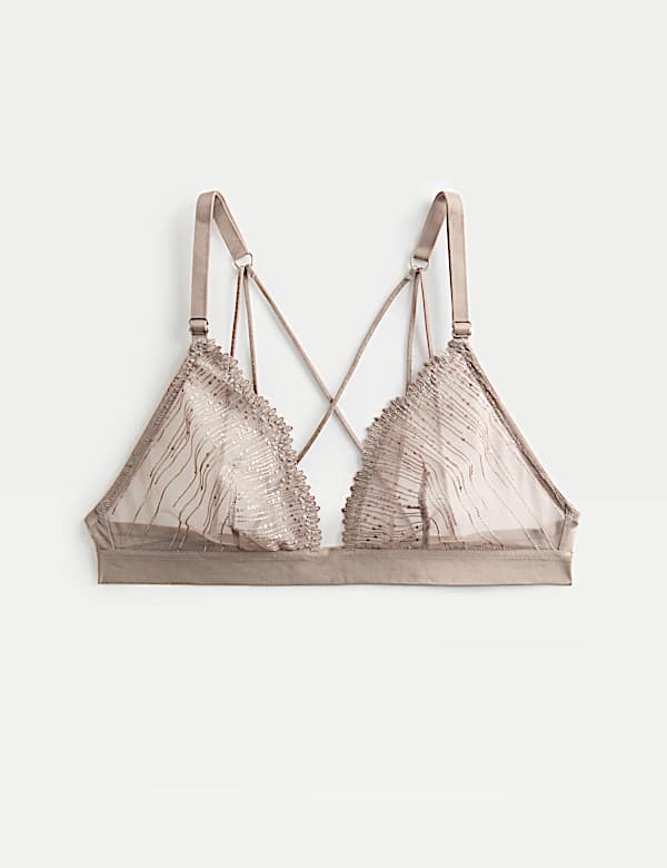 Florence Embroidery Non Wired Bralette (A-E) - AT