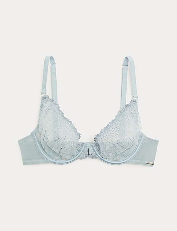 Florence Embroidery Wired Plunge Bra (A-E) - IT