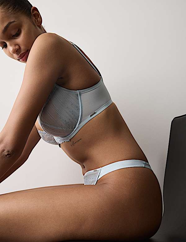 Florence Embroidery Wired Plunge Bra (F-H) - MV