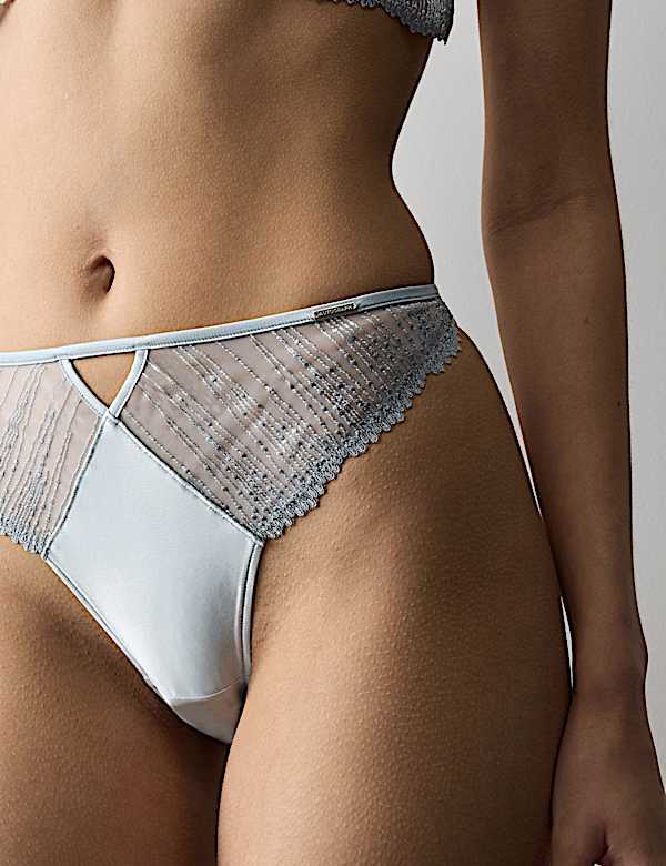 Florence Embroidery High Leg Knickers - BE