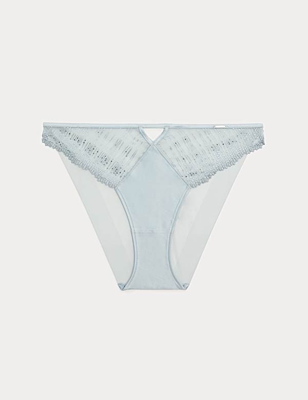 Florence Embroidery High Leg Knickers - BE