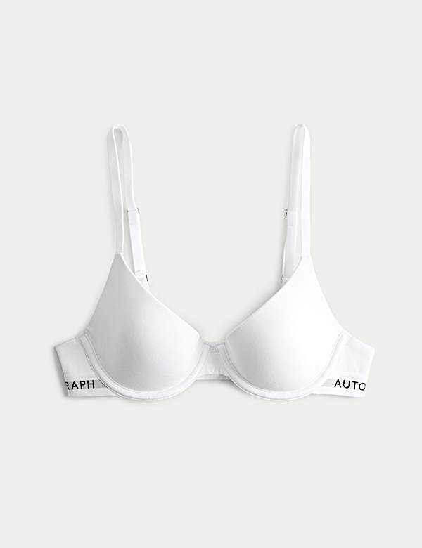 Lille Supima&trade; Cotton Wired Demi Cup Bra (A-E) - MV