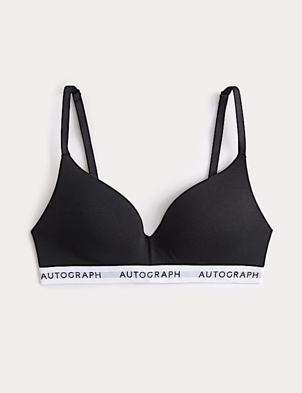 Lille Supima&trade; Cotton Non Wired Plunge Bra (A-E) - HU