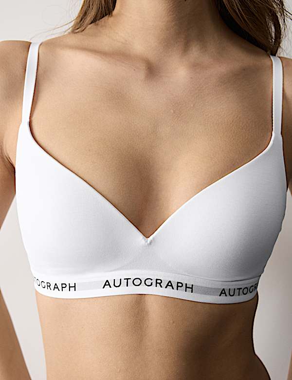 Lille Supima&trade; Cotton Non Wired Plunge Bra (A-E) - SE