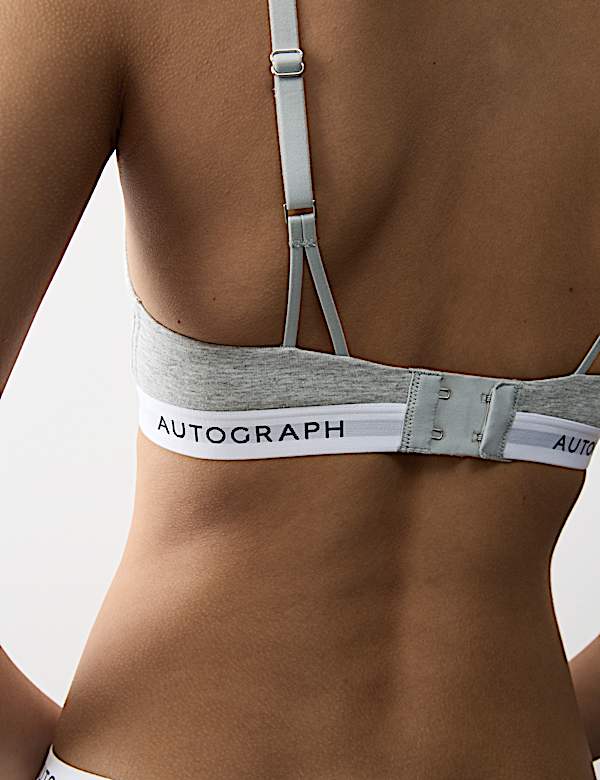 Lille Supima&trade; Cotton Non Wired Plunge Bra (A-E) - MV