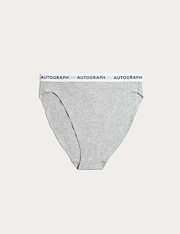 Braguitas de tiro y corte altos Lille de algod&oacute;n - US