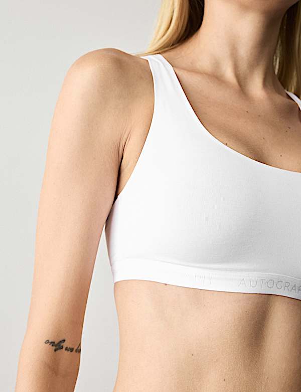 Lille Cotton Rich Non Wired Crop Top - AU