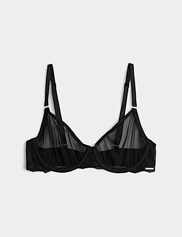 Savannah Lace Wired Demi Cup Bra (A-E) - VN