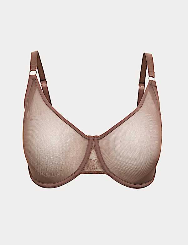 Savannah Lace Non Pad Wired Demi Bra F+ - NL