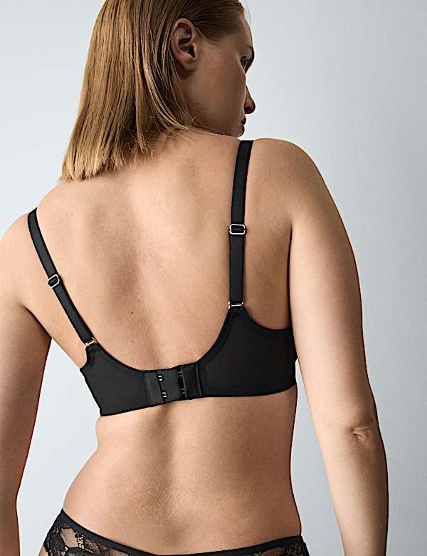 Savannah Lace Non Pad Wired Demi Bra F+ - CH