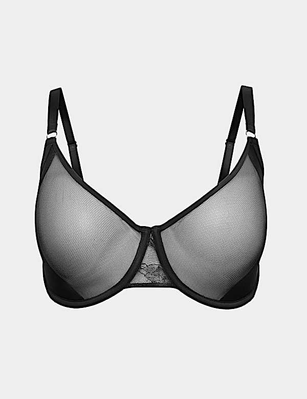 Savannah Lace Non Pad Wired Demi Bra F+ - CH