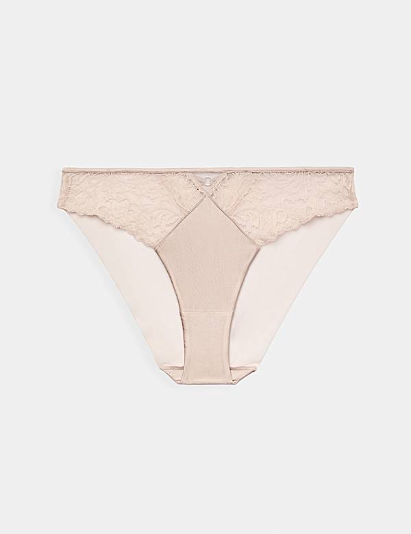 Silk & Lace High Leg Knickers - CH