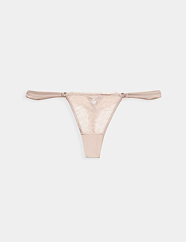 Lace with Silk Tanga Thong - JO
