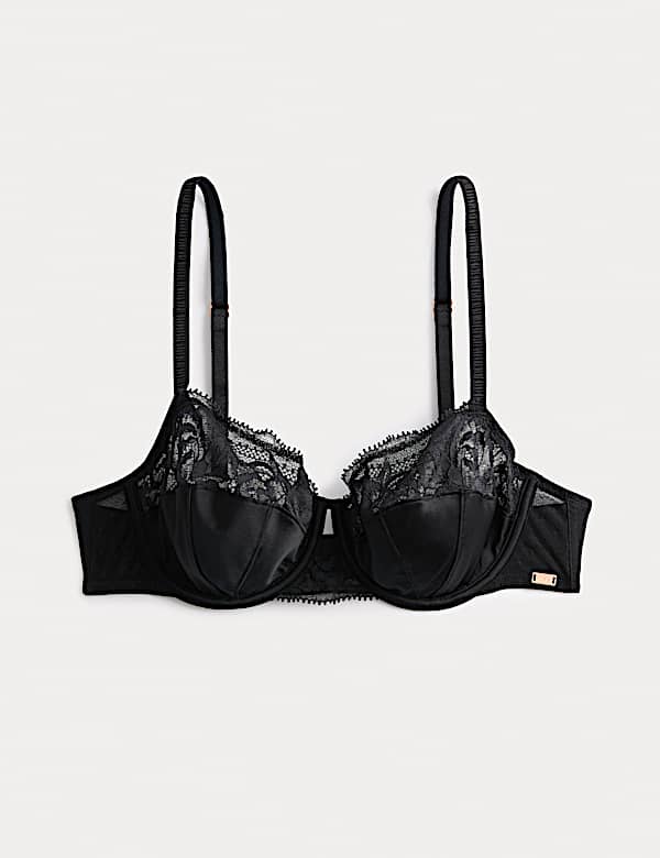 חזיית בלקונט עם ברזלים ממשי ותחרה - IL