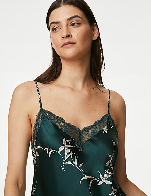 Cassia Silk & Lace Cami