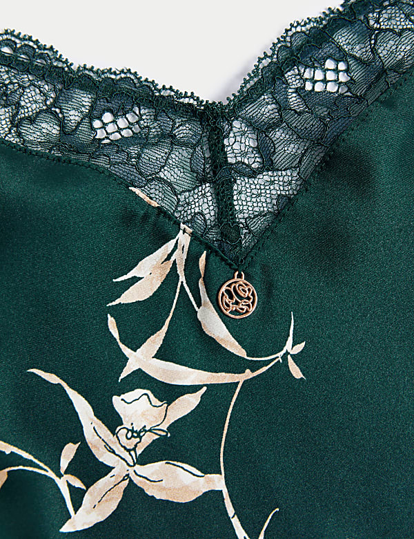Cassia Silk & Lace Cami