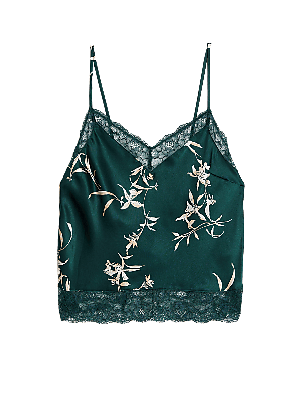 Cassia Silk & Lace Cami