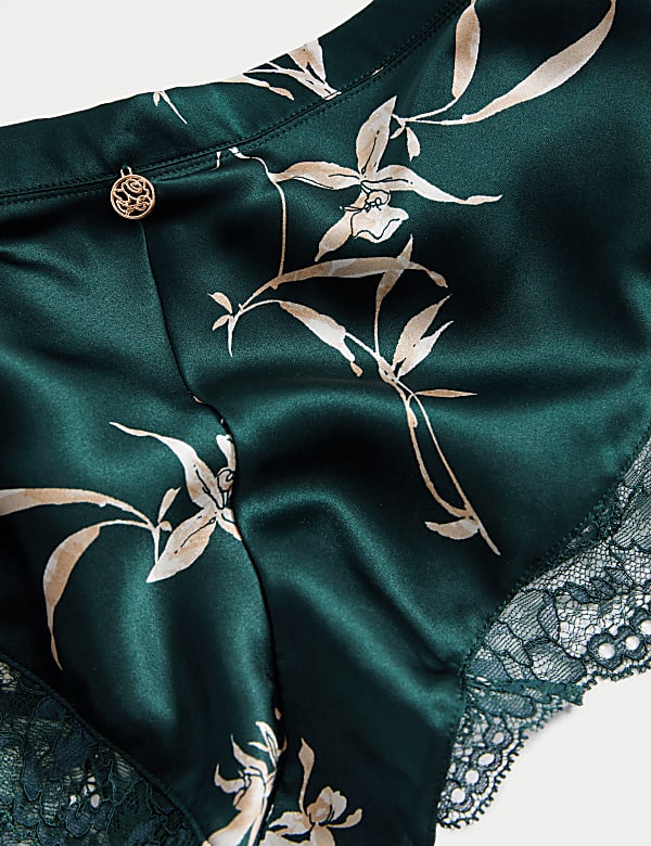 Cassia Silk & Lace French Knickers