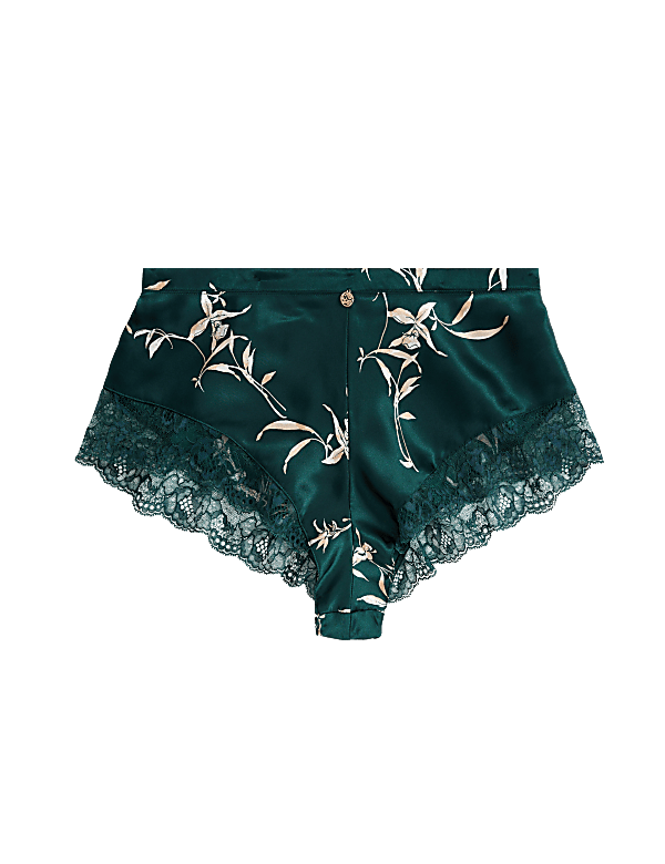 Cassia Silk & Lace French Knickers