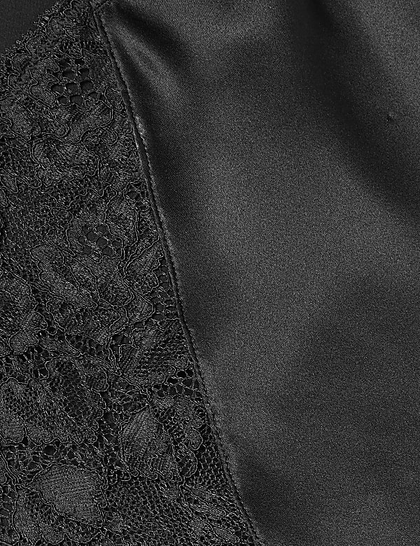 Silk & Lace Trim Camisole