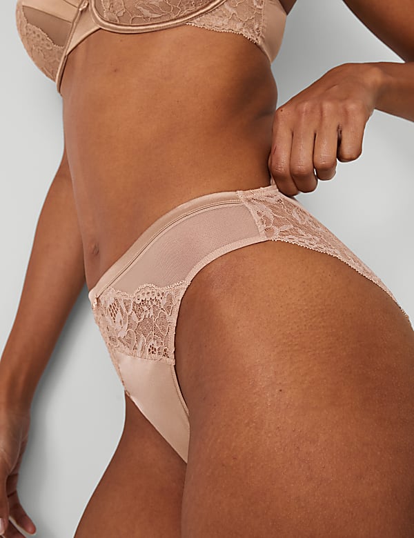 Polyamide Mix Lace Skinny Fit Knicker
