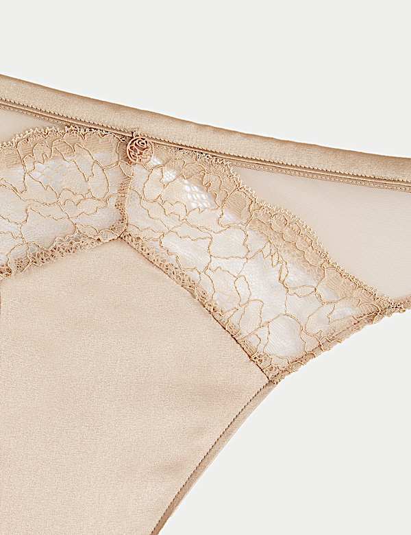 Polyamide Mix Lace Skinny Fit Knicker