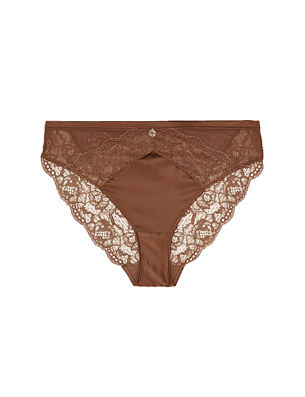 Polyamide Mix Lace Skinny Fit Knicker