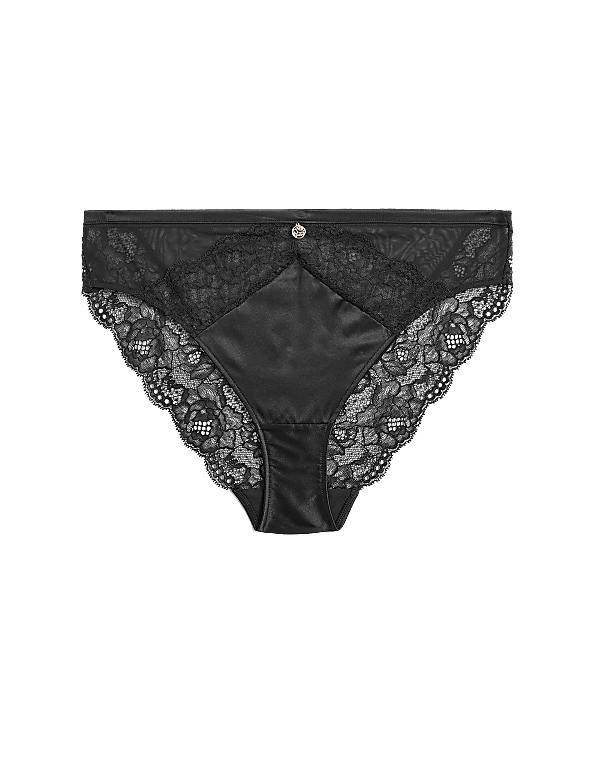 Polyamide Mix Lace Skinny Fit Knicker