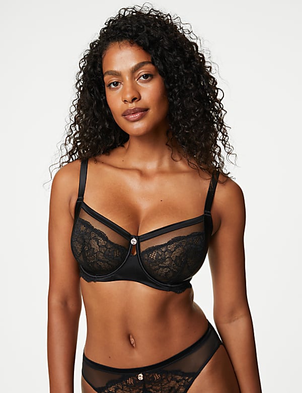 Silk & Lace Minimiser Bra