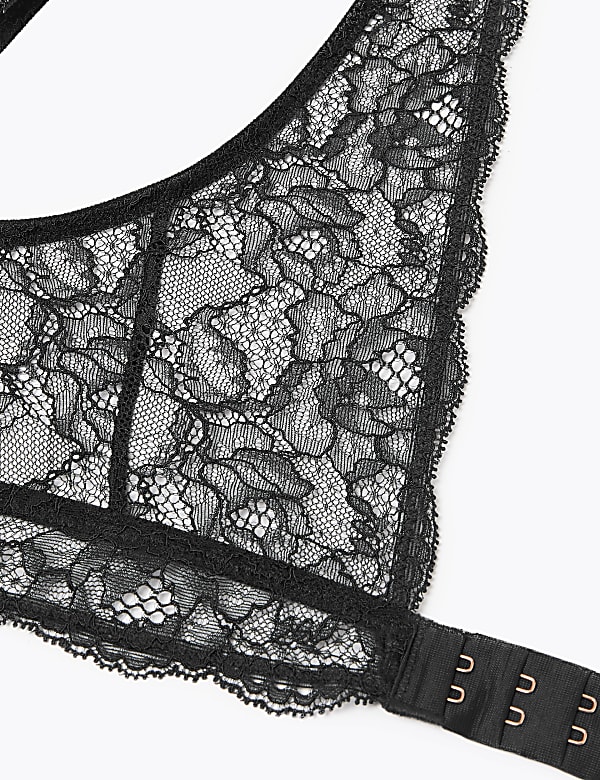 Silk & Lace Plunge Bralette
