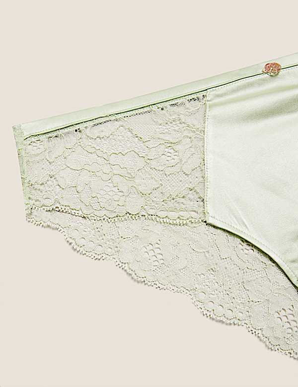 Silk & Lace Brazilian Knickers