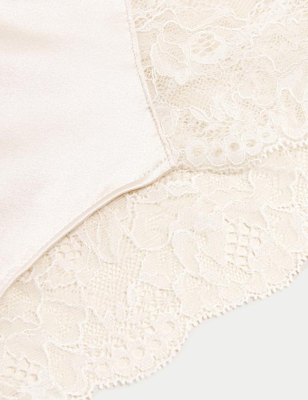 Silk & Lace Brazilian Knickers