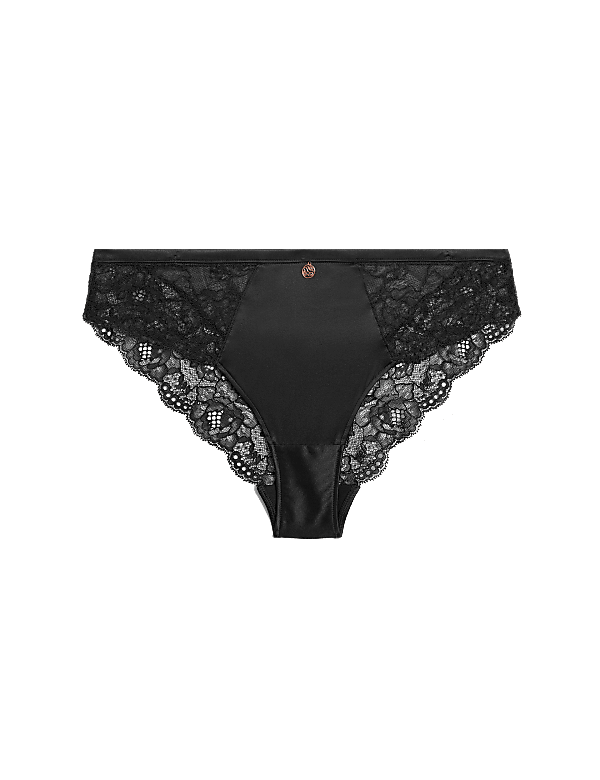 Silk & Lace Brazilian Knickers