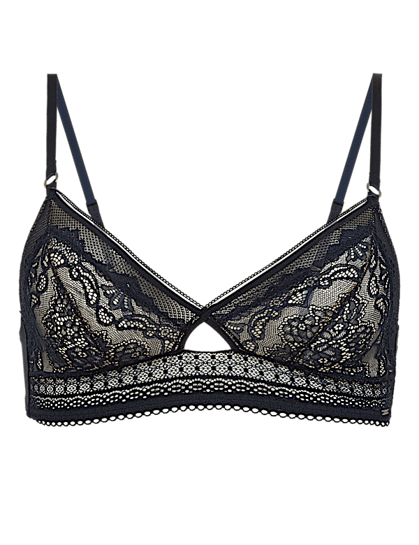 Mia Lace Non-Wired Plunge Bra