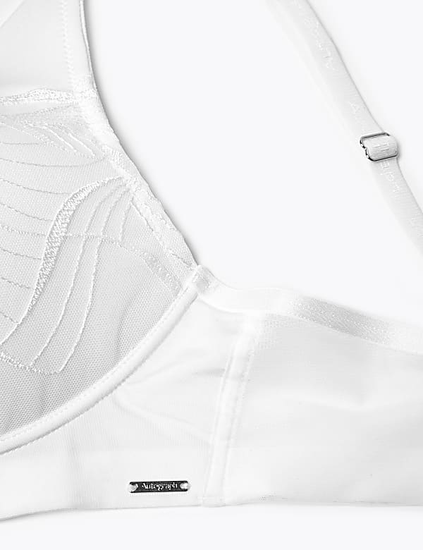 Swiss Designed Embroidered Plunge Bra A-E