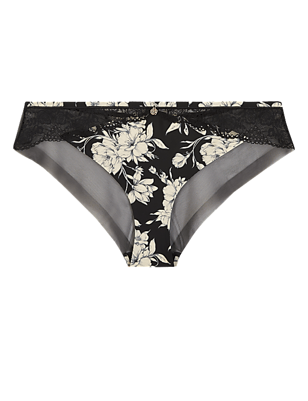 Smoothing Floral No VPL Brazilian Knickers