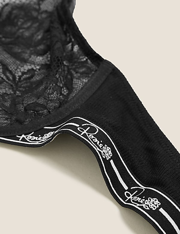 Lace Wired Plunge Bra A-E