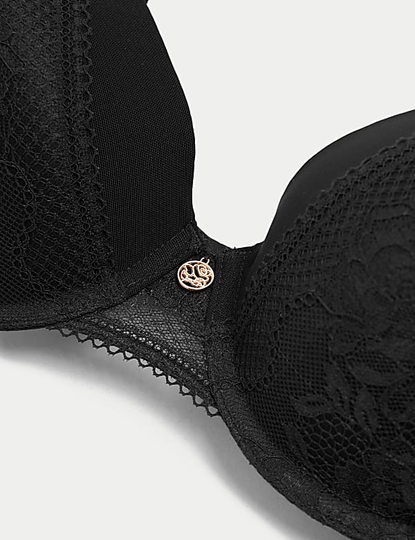 Lace Wired Padded Full Cup Bra A-E