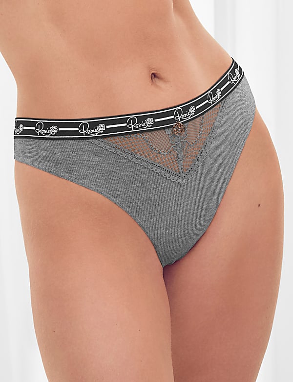 Ribbed Lounge Thong - EE