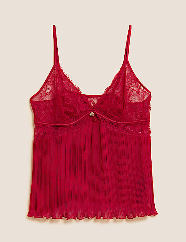 Pleat & Lace Camisole - AL
