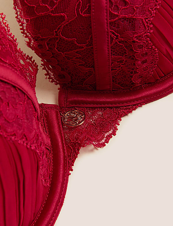 Lace Sweetheart Neck Bra