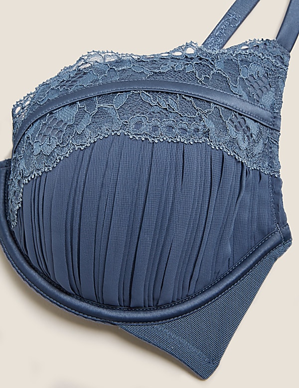 Lace Sweetheart Neck Bra