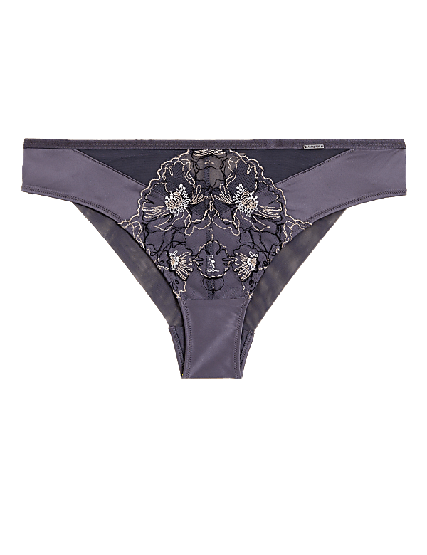 Allure Embroidered Miami Brazilian Knickers