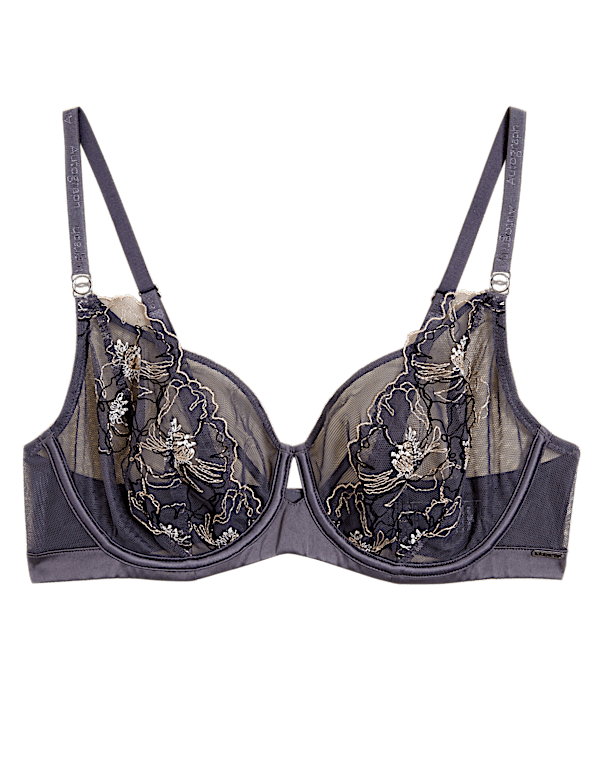 Allure Embroidered Wired Balcony Bra
