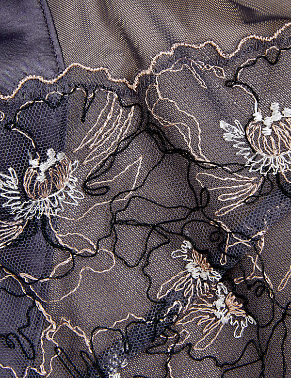 Allure Embroidered High Leg Knickers