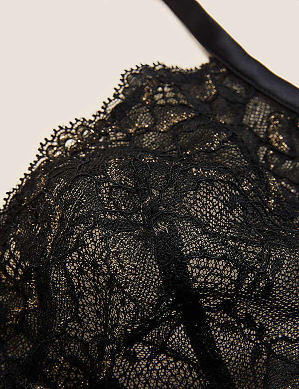 Pleat & Lace Non Wired Bralette A-E