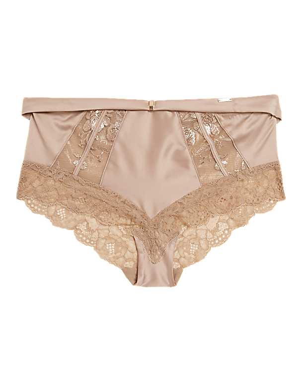 Blossom Embroidery High Waisted Shorts