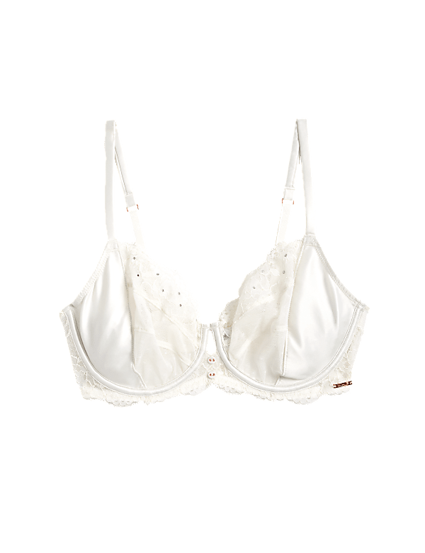 Aster Sparkle Lace Wired Balcony Bra A-E