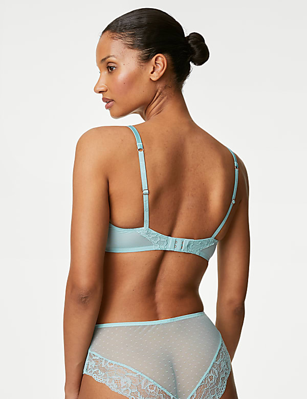 Aster Sparkle Lace Wired Balcony Bra A-E